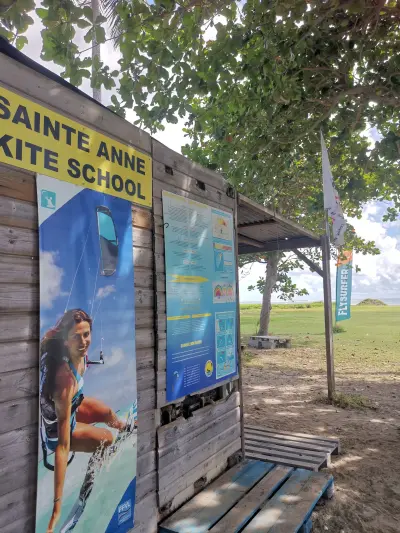 Session kitesurf et wingfoil à Sainte-Anne, Guadeloupe — photo 8