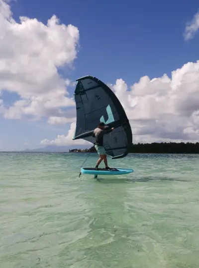 Session kitesurf et wingfoil à Sainte-Anne, Guadeloupe — photo 7